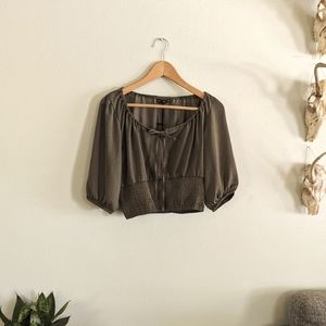 Cotton On Shirred Peasant Top sz. S